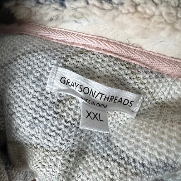 Grayson Threads Juniors' Camo Print Weekend Sherpa Sweatshirt - XXL - NWT - Picture 2 of 8